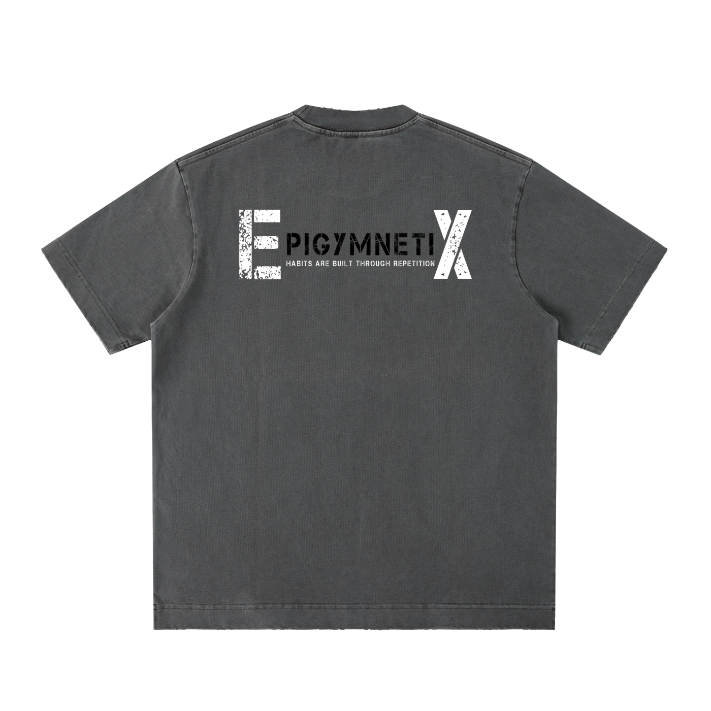 EpigymnetiX - Heavyweight Vintage Washed Frayed T-Shirt