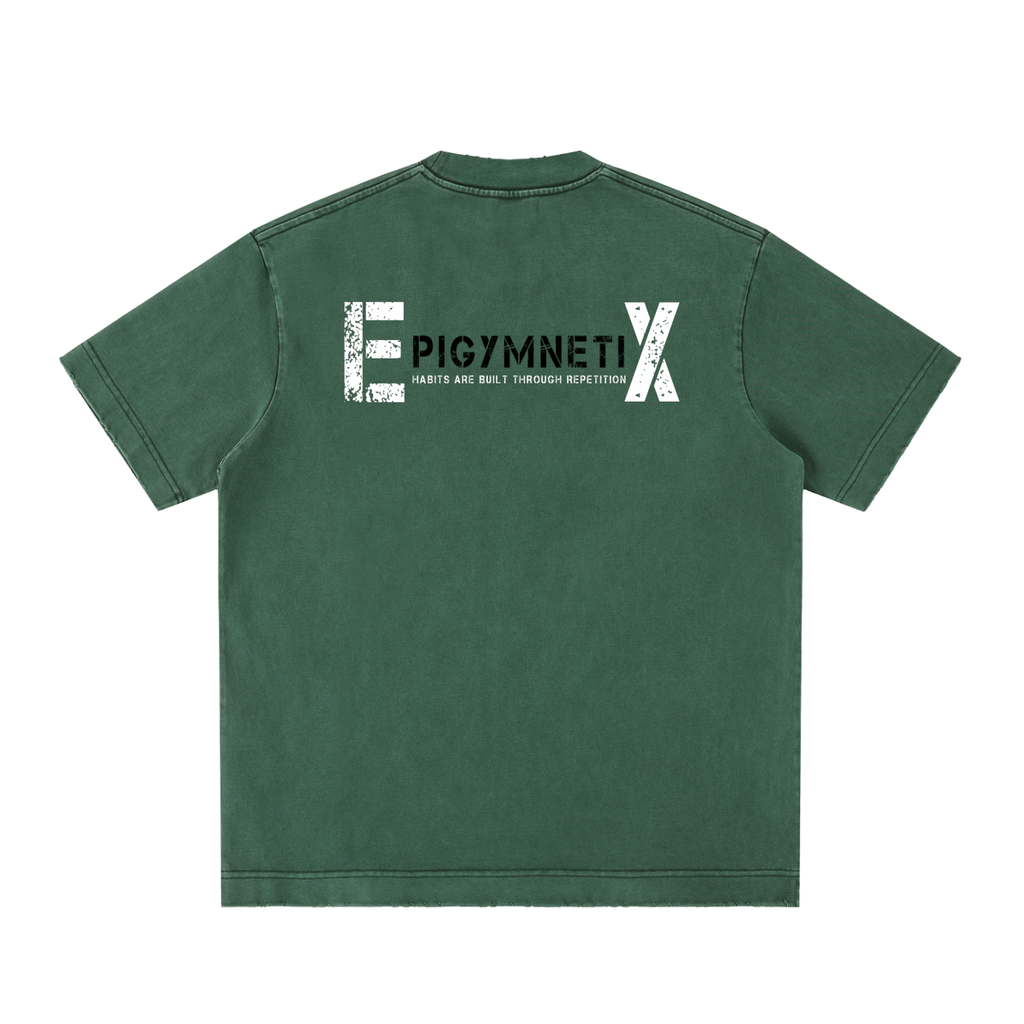 EpigymnetiX - Heavyweight Vintage Washed Frayed T-Shirt