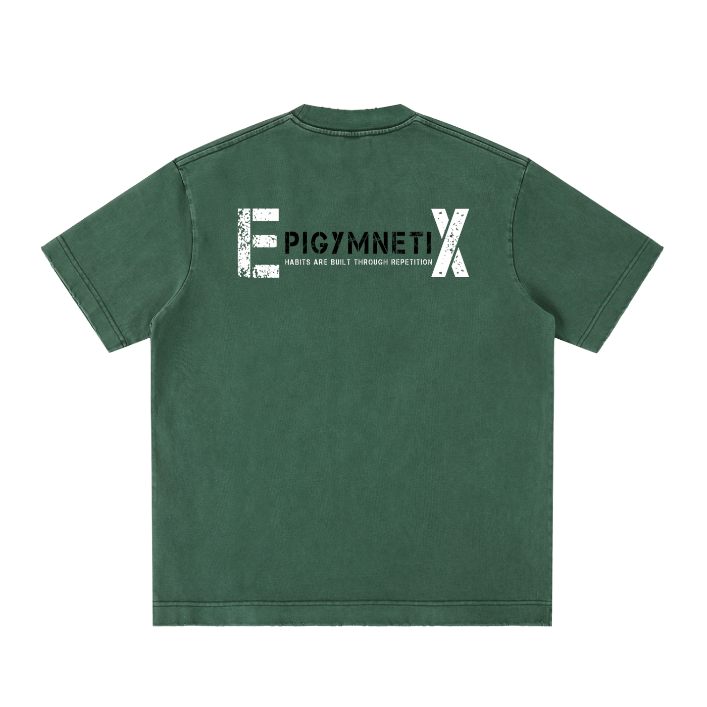 EpigymnetiX - Heavyweight Vintage Washed Frayed T-Shirt
