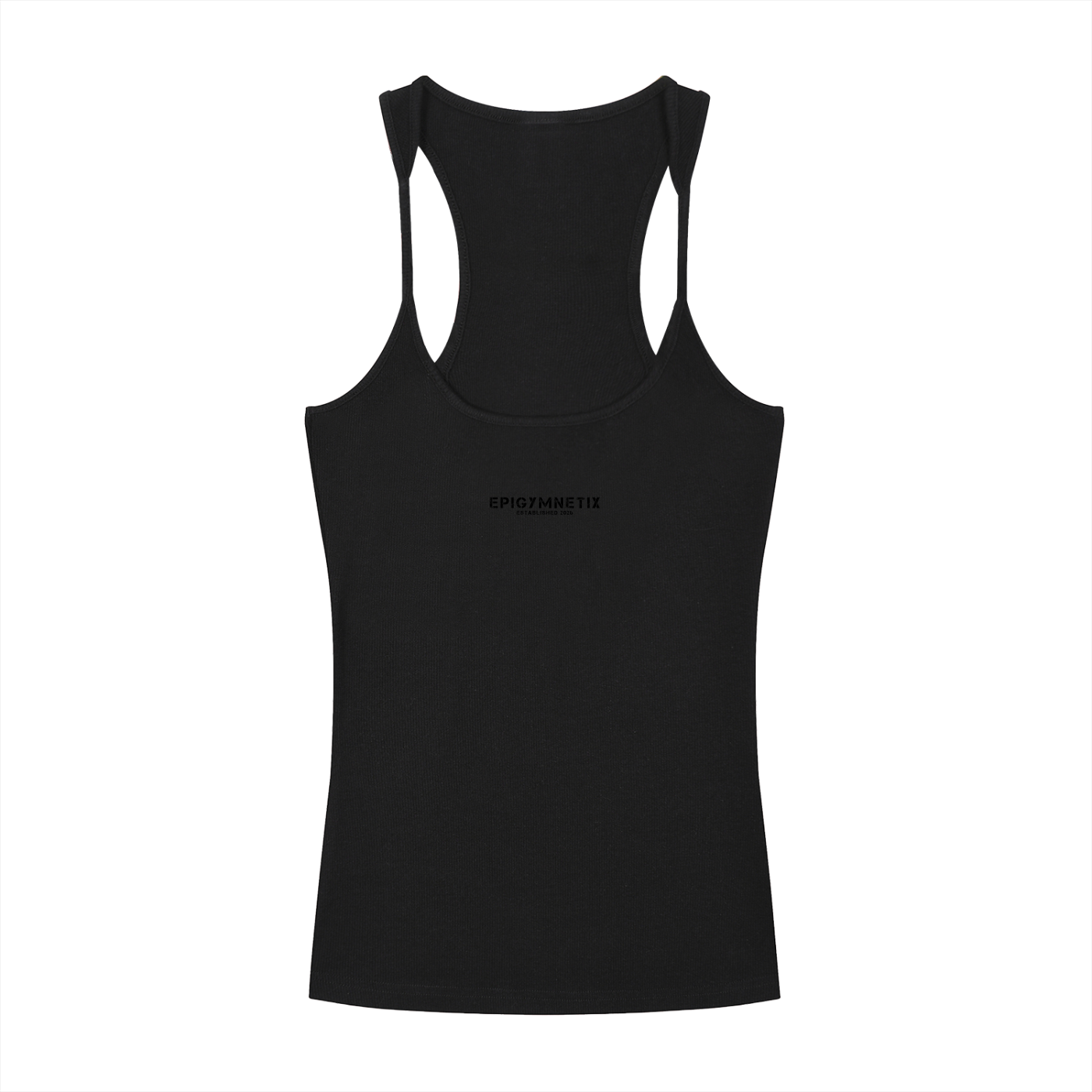 Ribbed racer back 