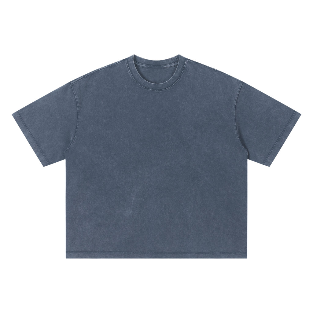 Love you all my life - Unisex Vintage Wash Boxy T-Shirt