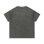 I AIN'T FIT YET - Mineral Wash Waffle Knit T-Shirt