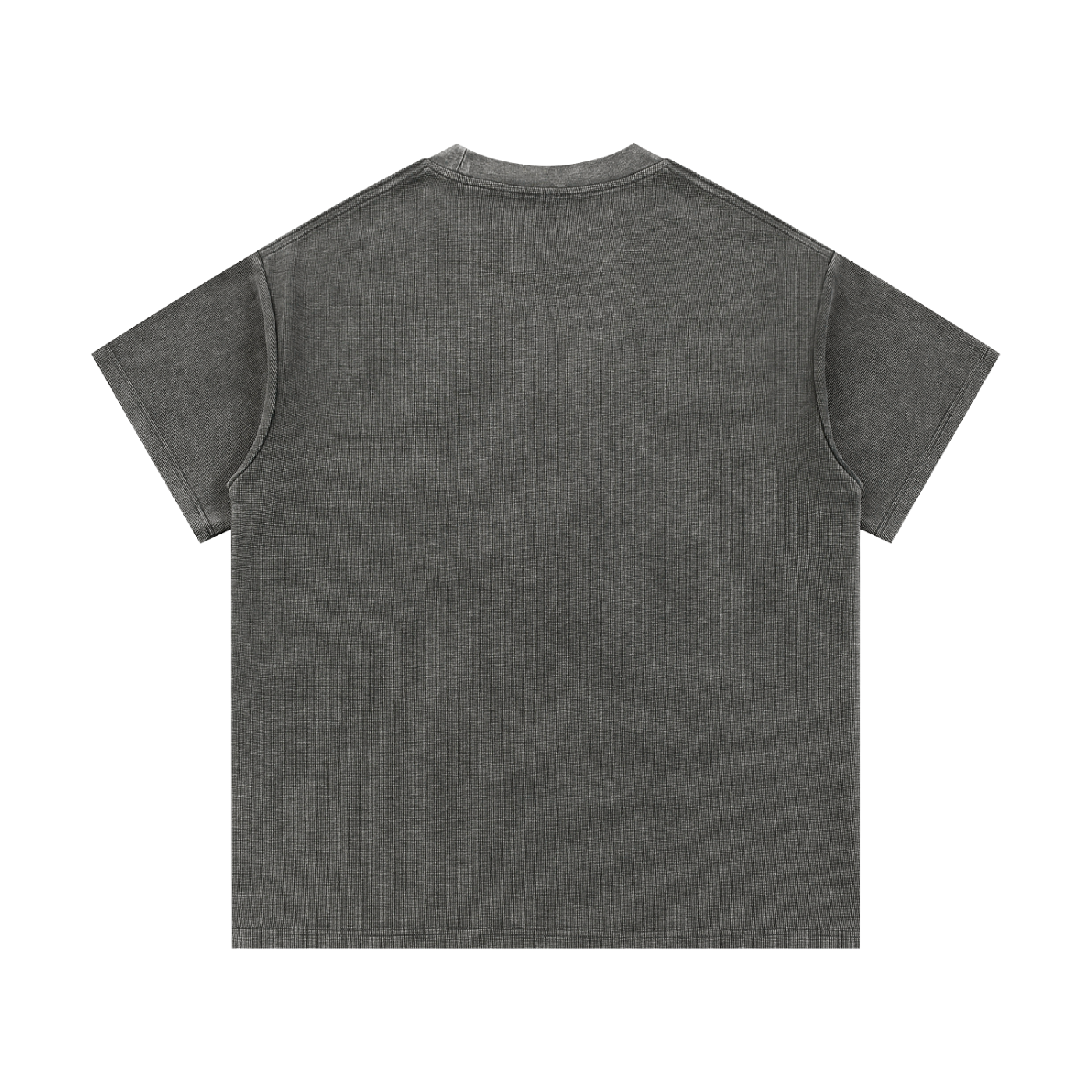 I AIN'T FIT YET - Mineral Wash Waffle Knit T-Shirt
