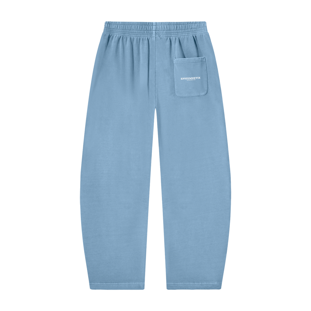 Unisex Vintage Washed Barrel Leg Sweatpants