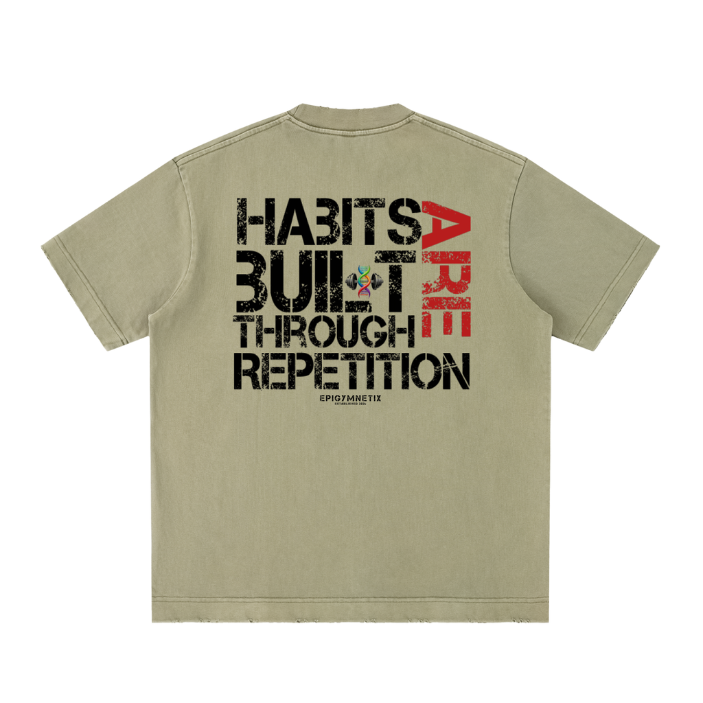 Heavyweight Vintage Washed Frayed T-Shirt