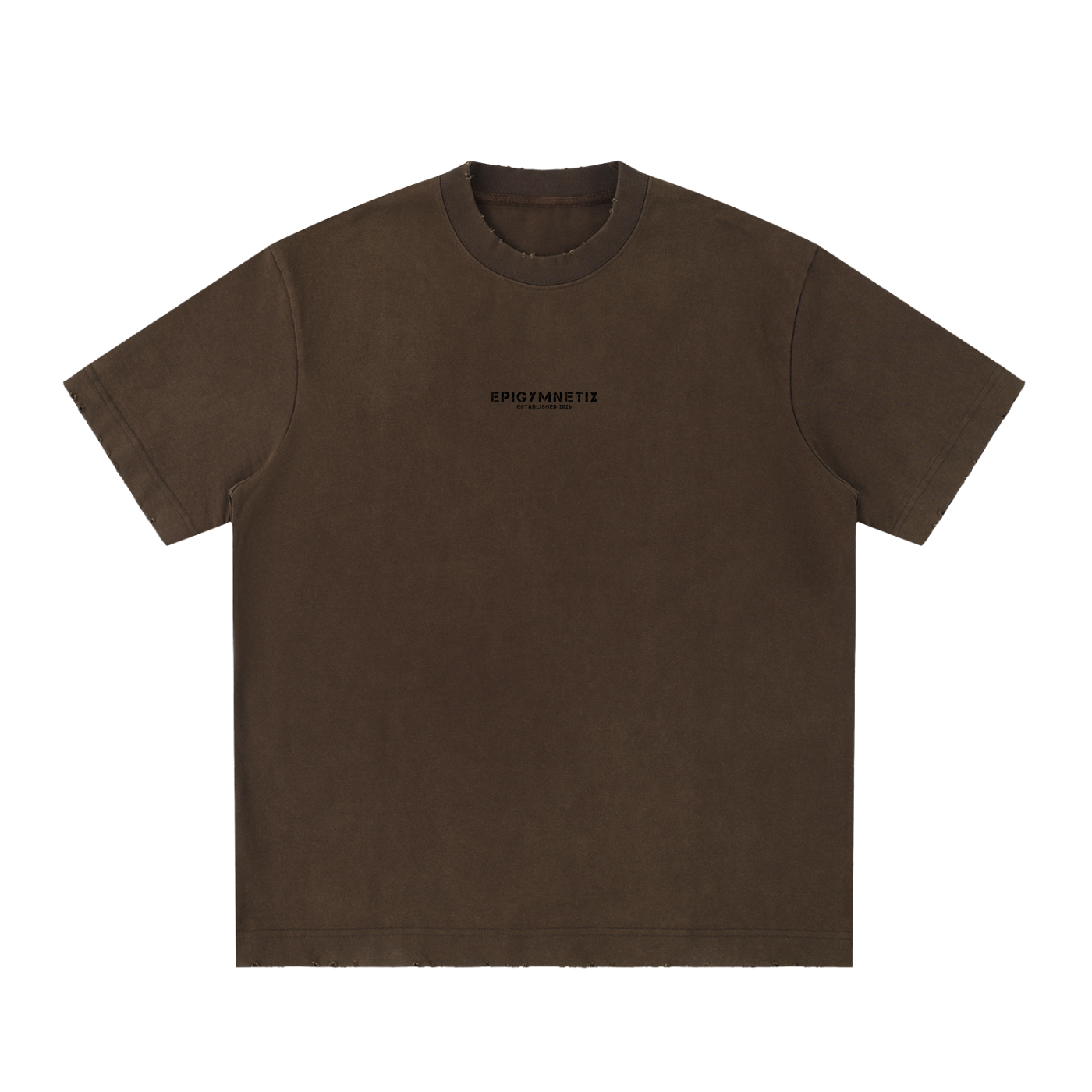 EpigymnetiX - Heavyweight Vintage Washed Frayed T-Shirt
