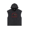 Snow Washed Boxy Hooded Tank Top