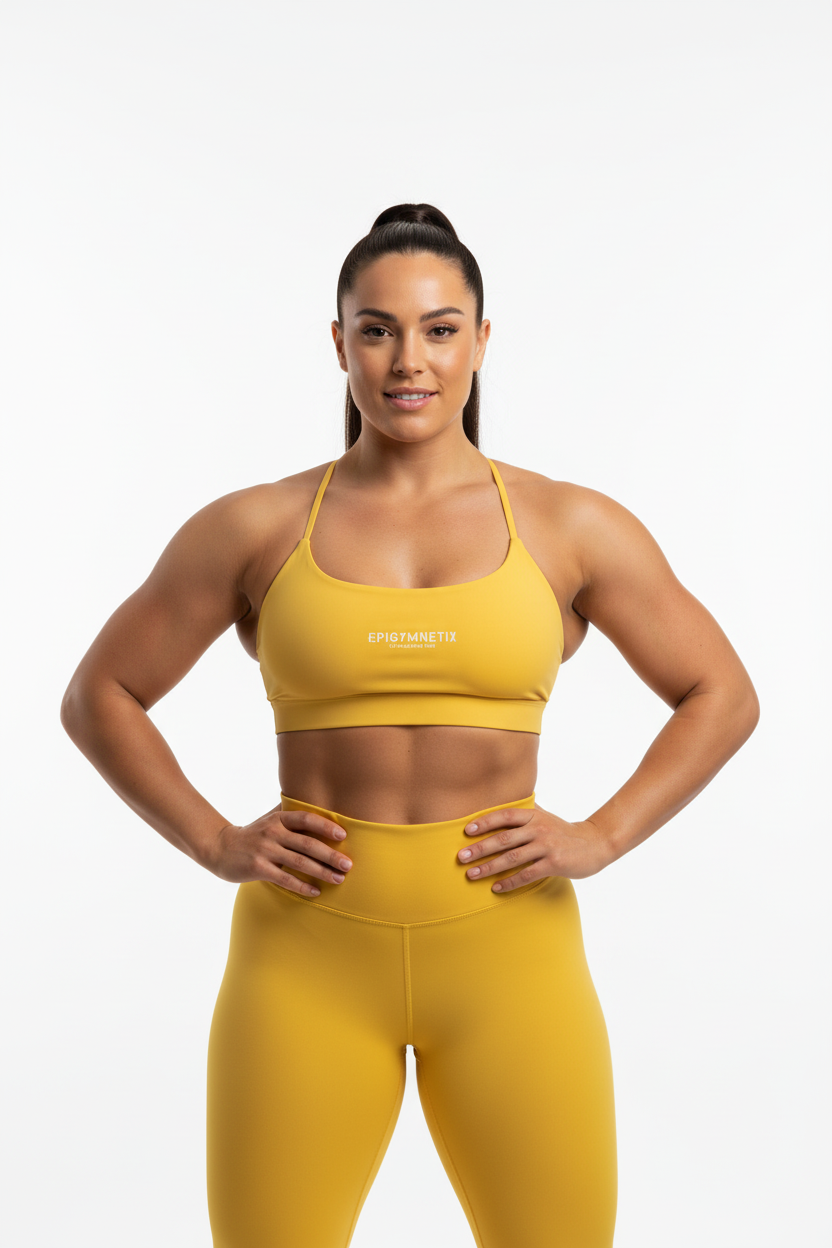Strappy Criss Cross Yoga Sports Bra