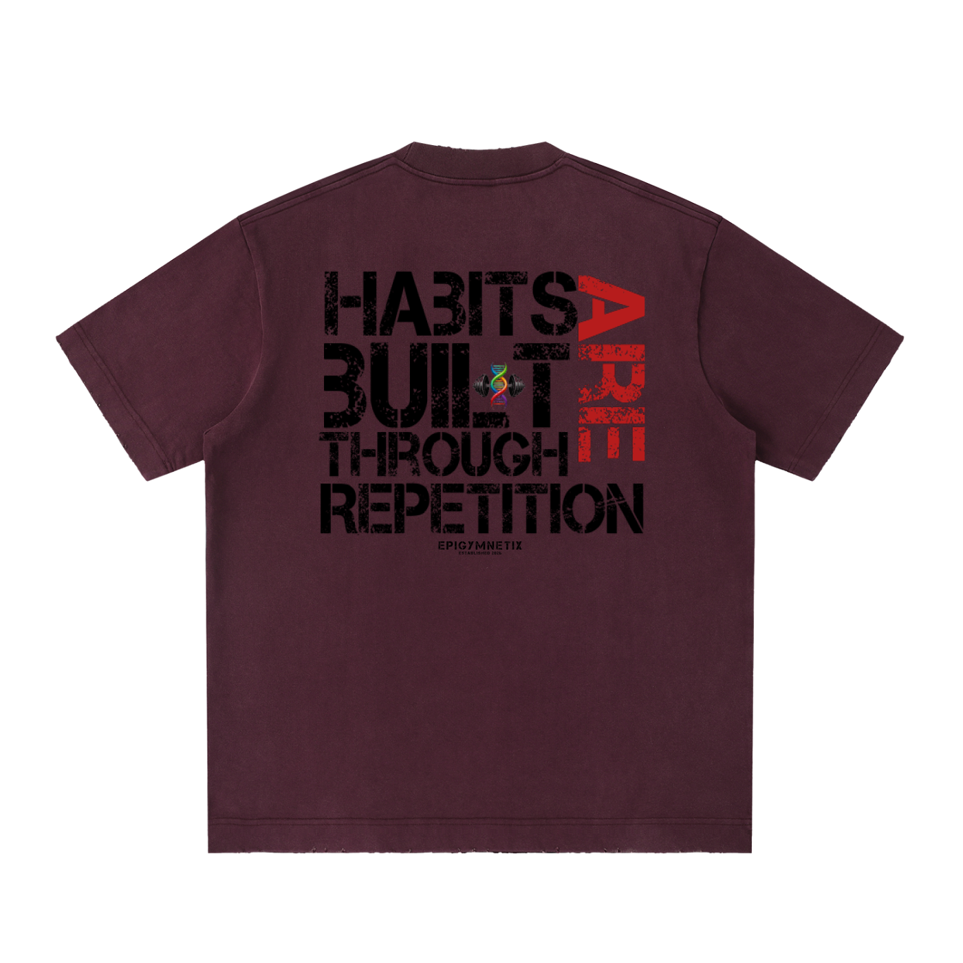 Heavyweight Vintage Washed Frayed T-Shirt