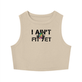 Crew neck tight cropped top