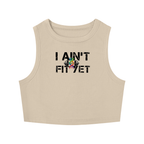 Crew neck tight cropped top