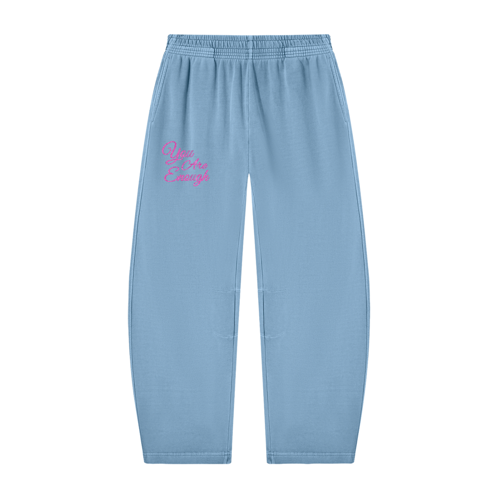 You are enough - Unisex Vintage Washed Barrel Leg Sweatpants
