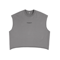 Love you- French Terry Boxy Tank Top
