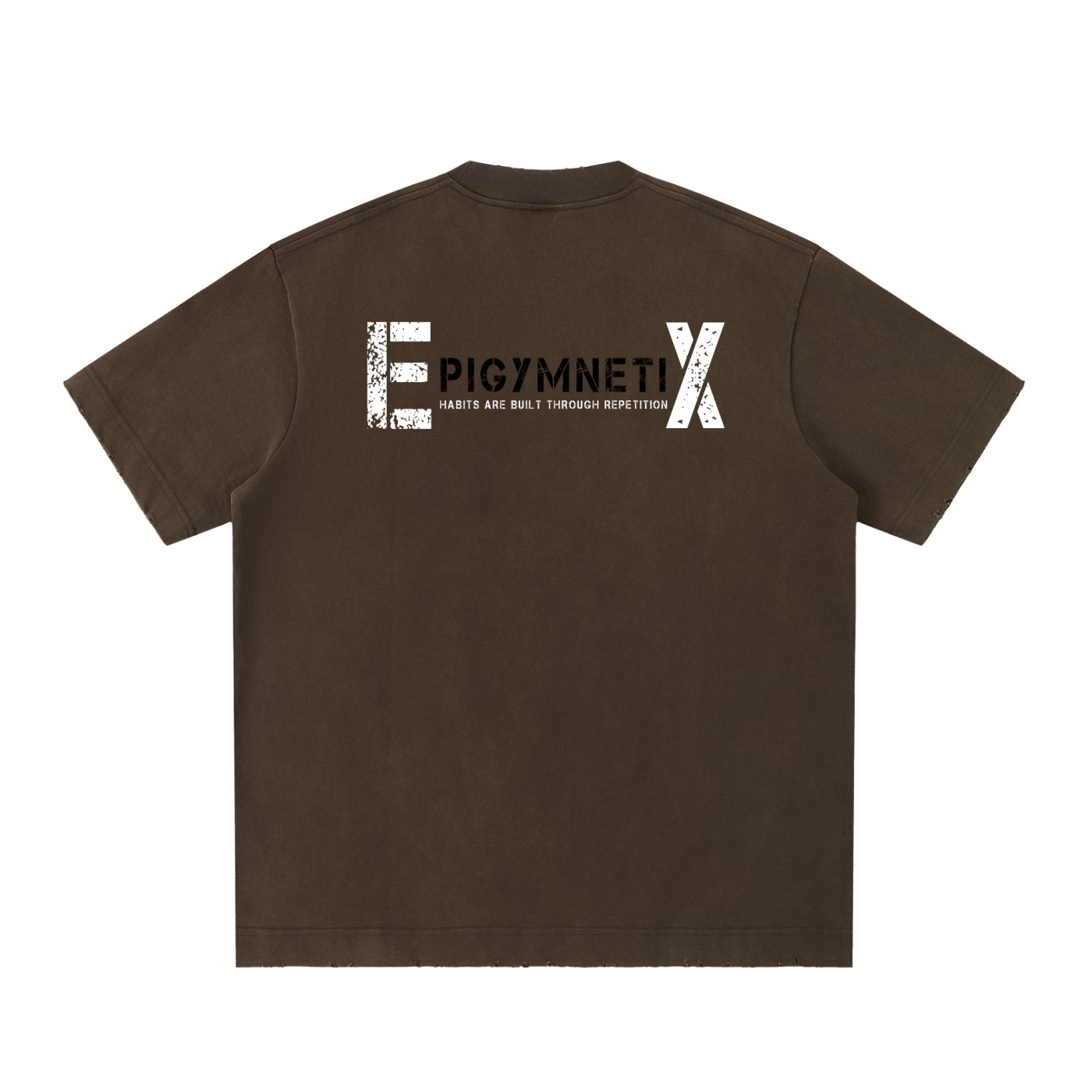 EpigymnetiX - Heavyweight Vintage Washed Frayed T-Shirt