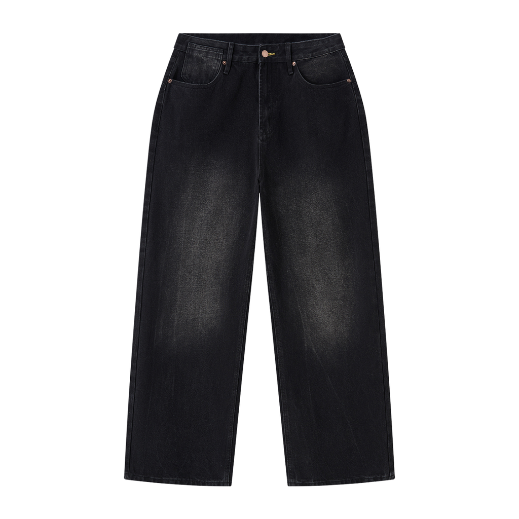 Epigymnetix - Men's Vintage Wash Wide Leg Jeans