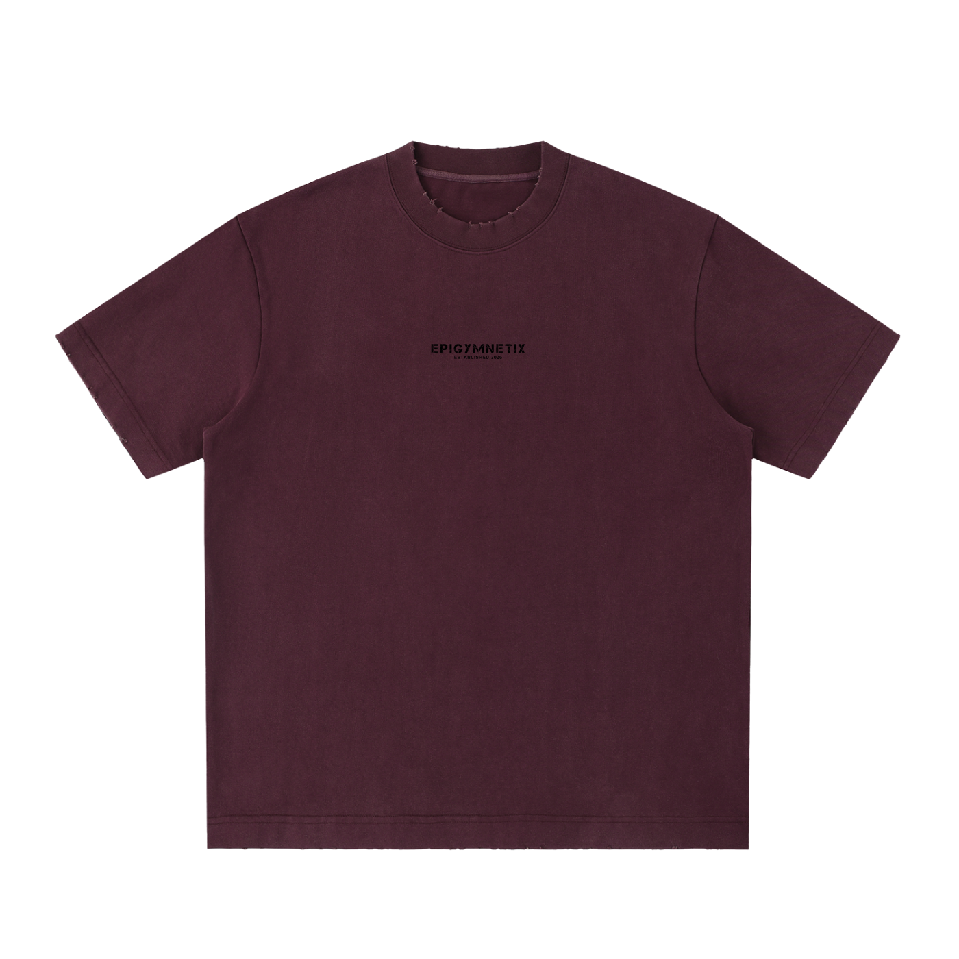 EpigymnetiX - Heavyweight Vintage Washed Frayed T-Shirt