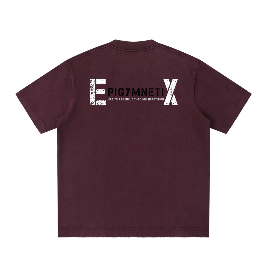 EpigymnetiX - Heavyweight Vintage Washed Frayed T-Shirt