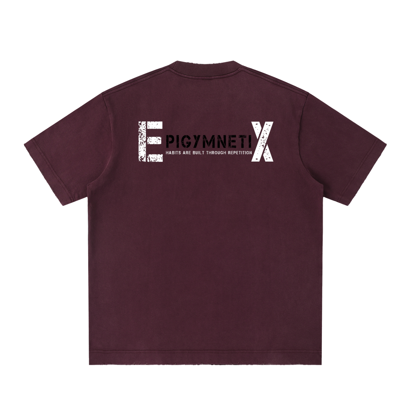 EpigymnetiX - Heavyweight Vintage Washed Frayed T-Shirt