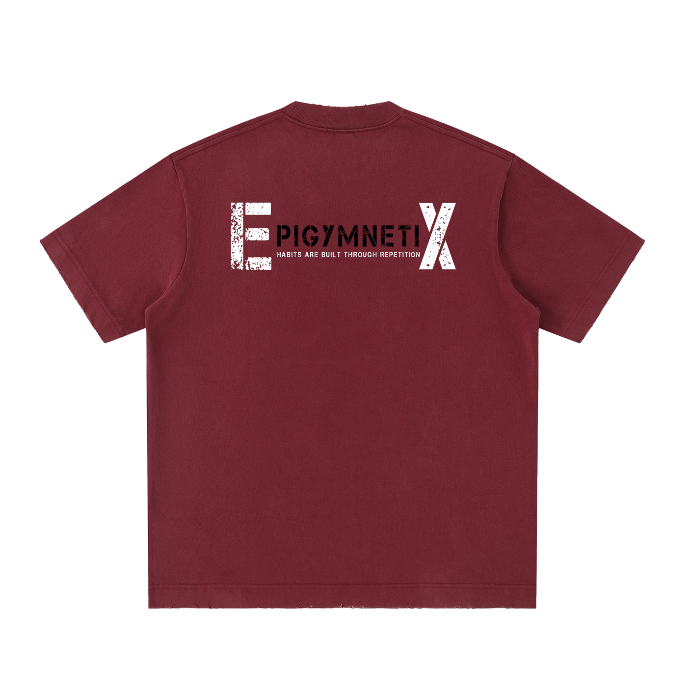 EpigymnetiX - Heavyweight Vintage Washed Frayed T-Shirt