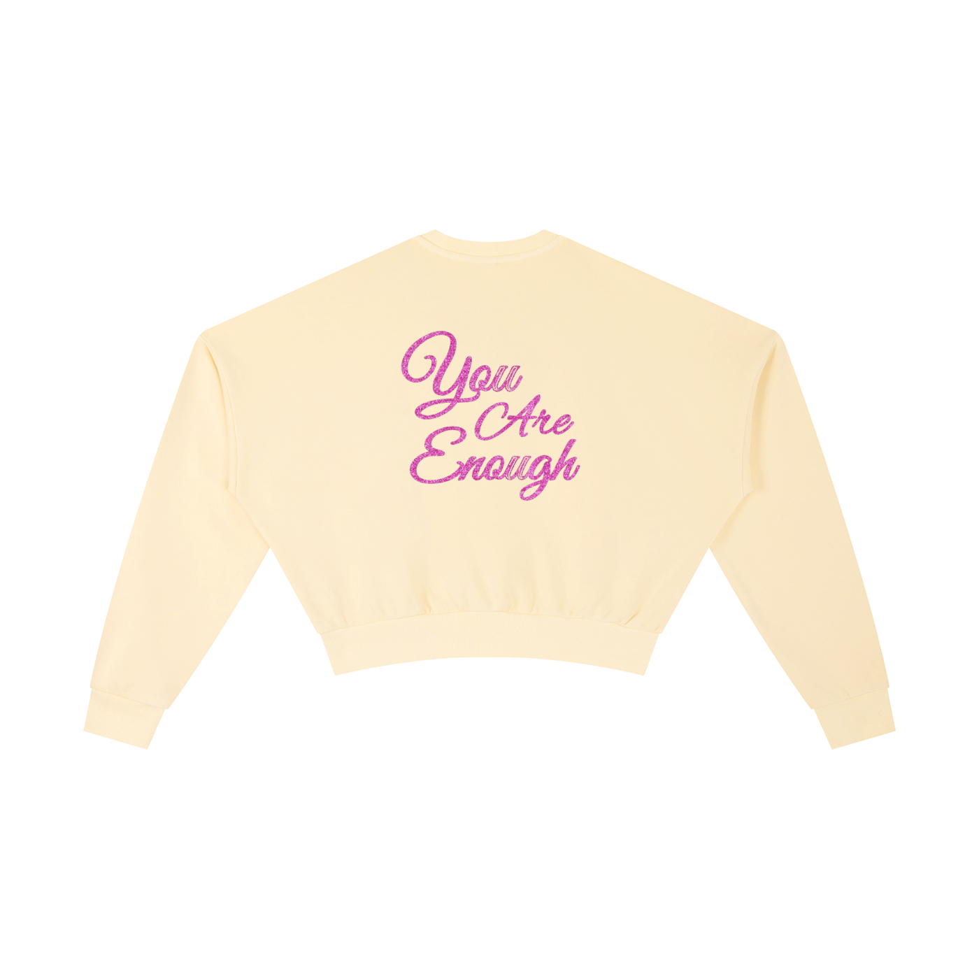 You are enough - Vintage Washed Cropped Sweatshirt