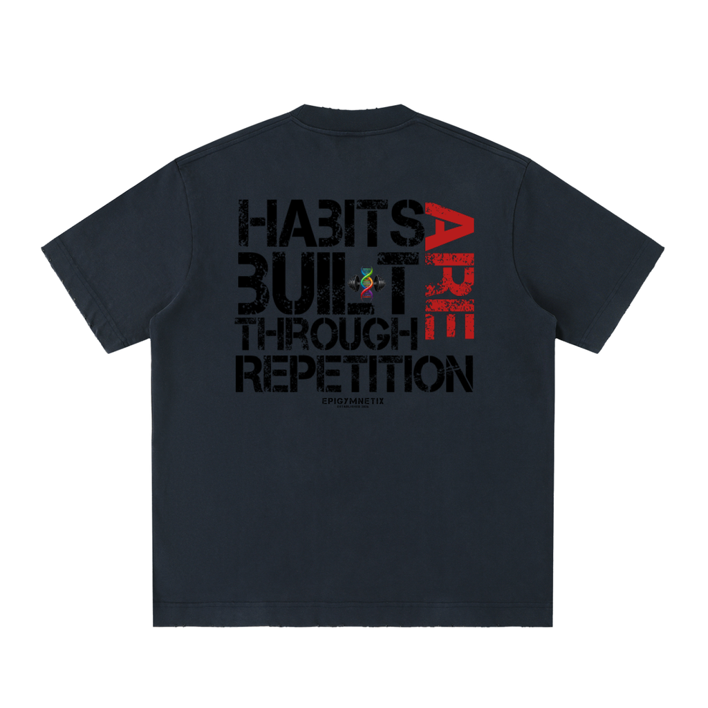 Heavyweight Vintage Washed Frayed T-Shirt