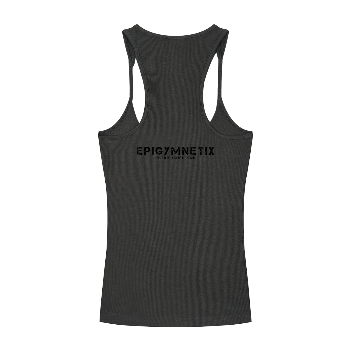 Slim Fit Ribbed Racerback Tank Top