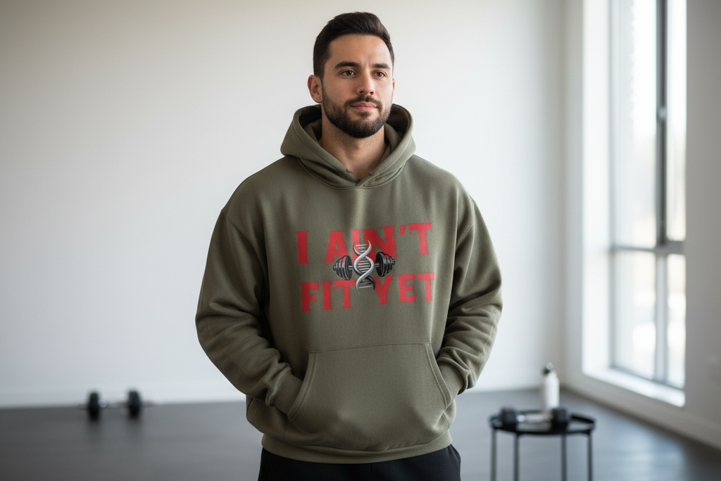 I Ain't Fit Yet- Heavyweight Fleece Hoodie