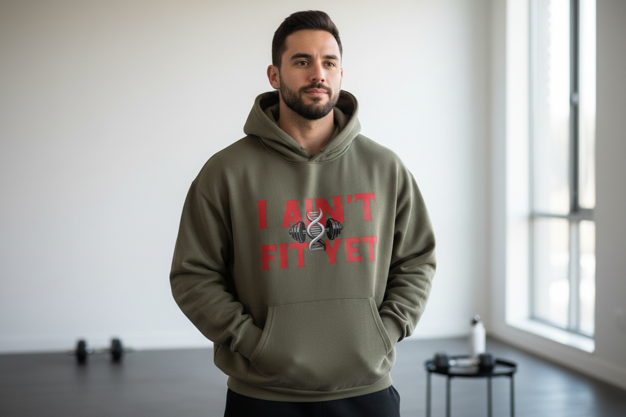 I Ain't Fit Yet- Heavyweight Fleece Hoodie