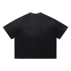 Vintage Washed Distressed Boxy Oversized T-Shirt
