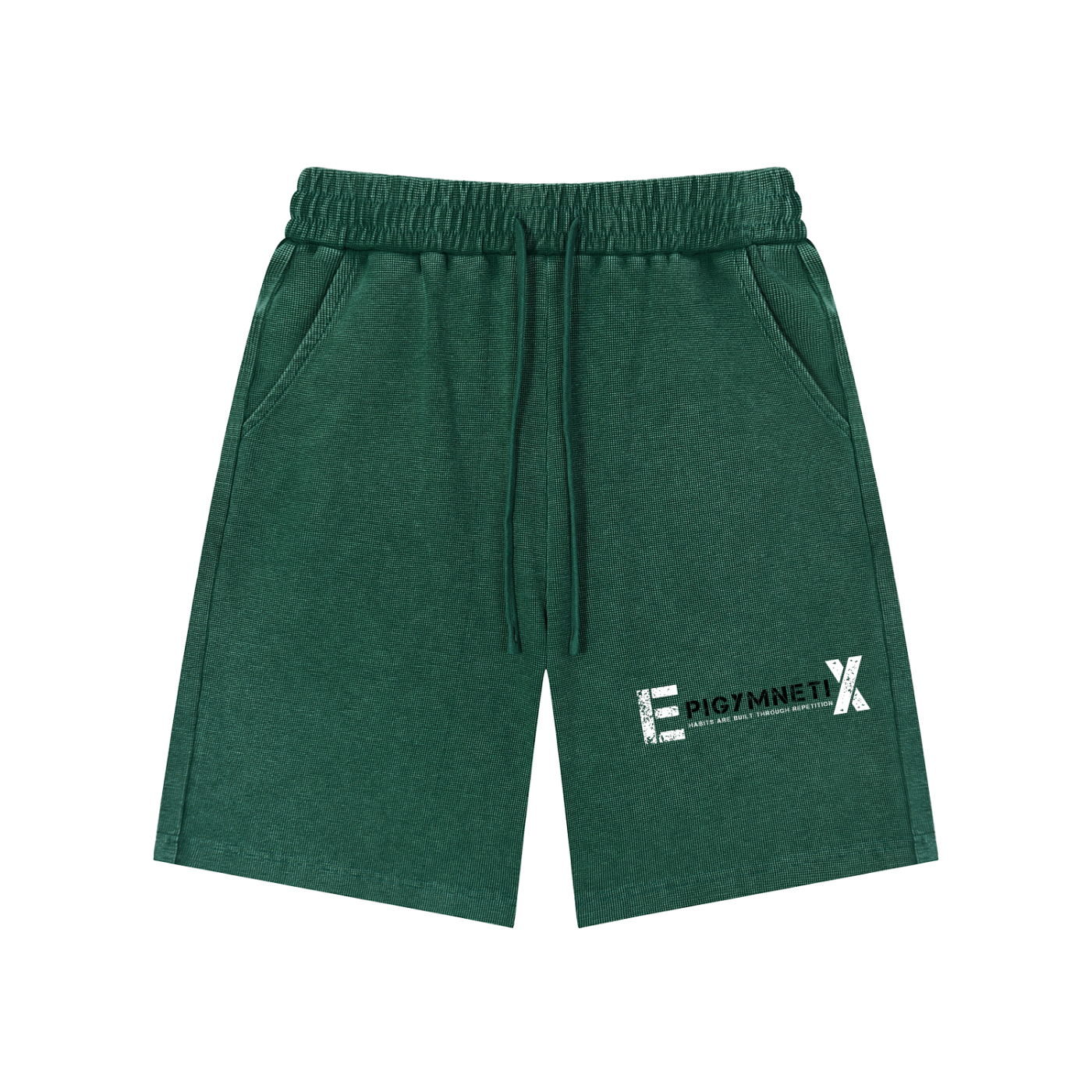 EpigymnetiX - Mineral Wash Waffle Knit Shorts