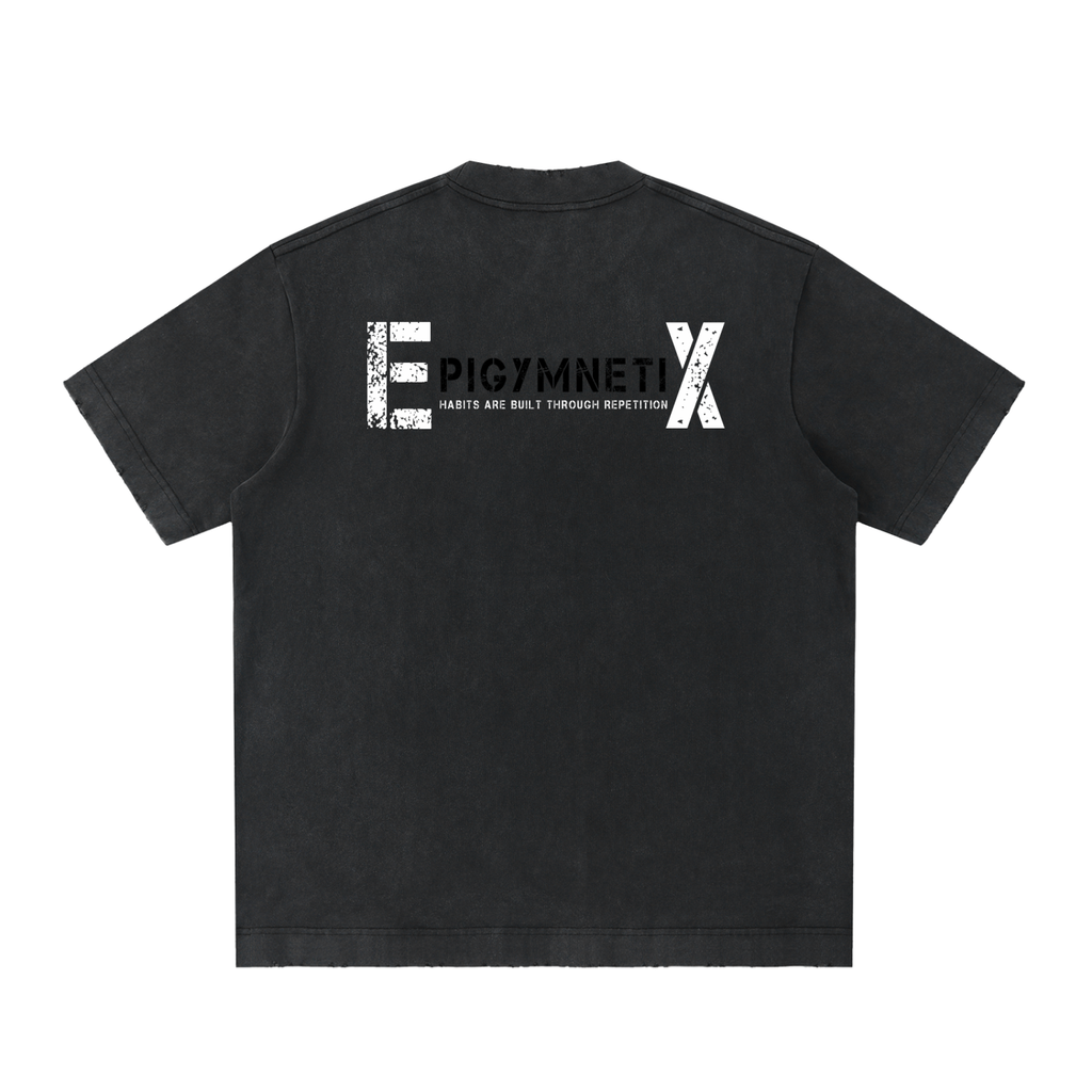 EpigymnetiX - Heavyweight Vintage Washed Frayed T-Shirt