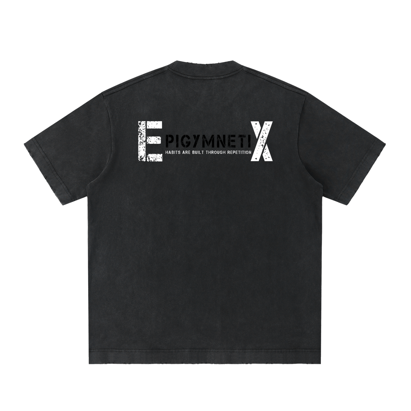 EpigymnetiX - Heavyweight Vintage Washed Frayed T-Shirt