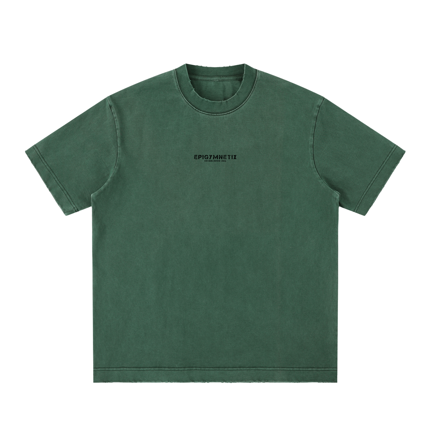 EpigymnetiX - Heavyweight Vintage Washed Frayed T-Shirt