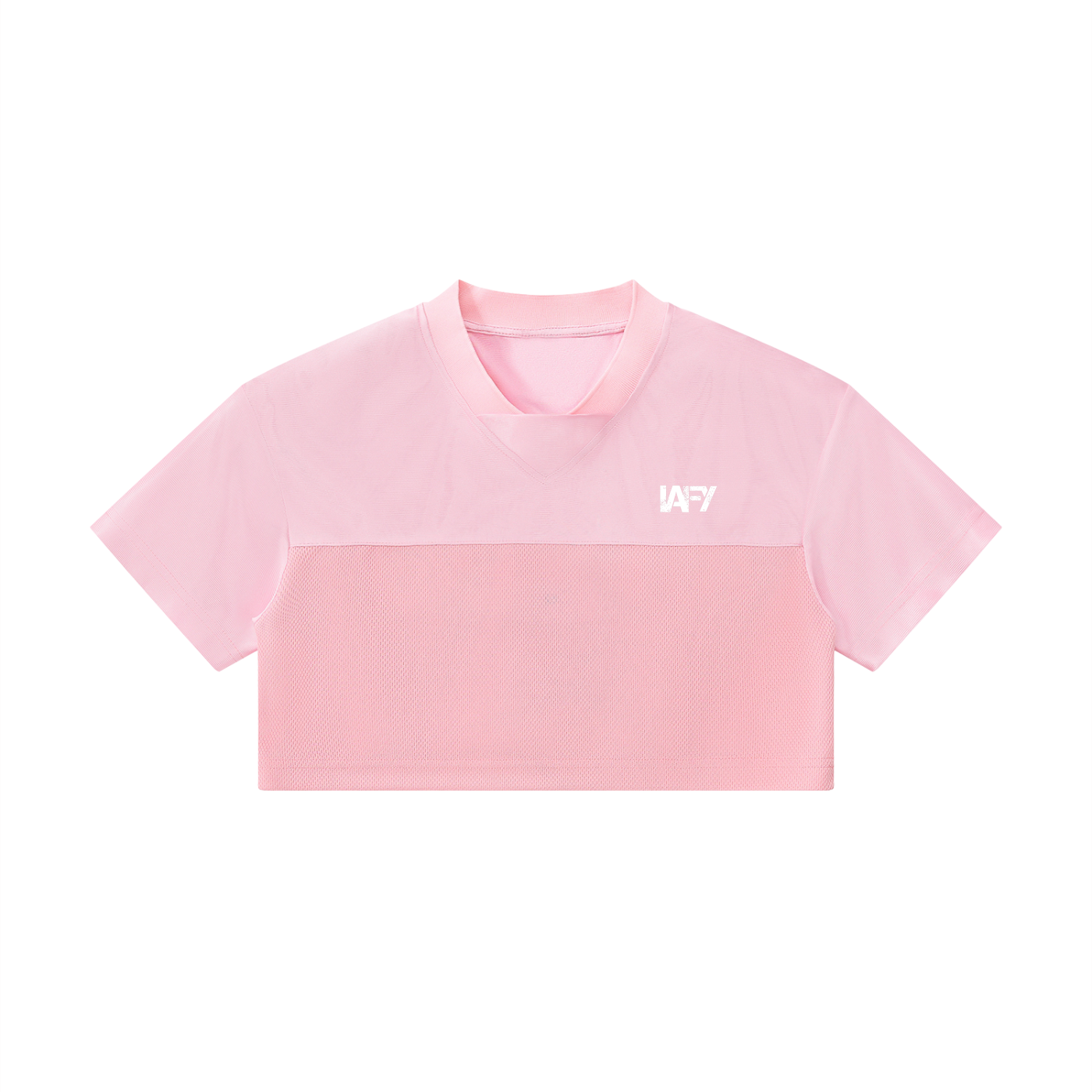 Women’s Cropped Paneled V-Neck Jersey
