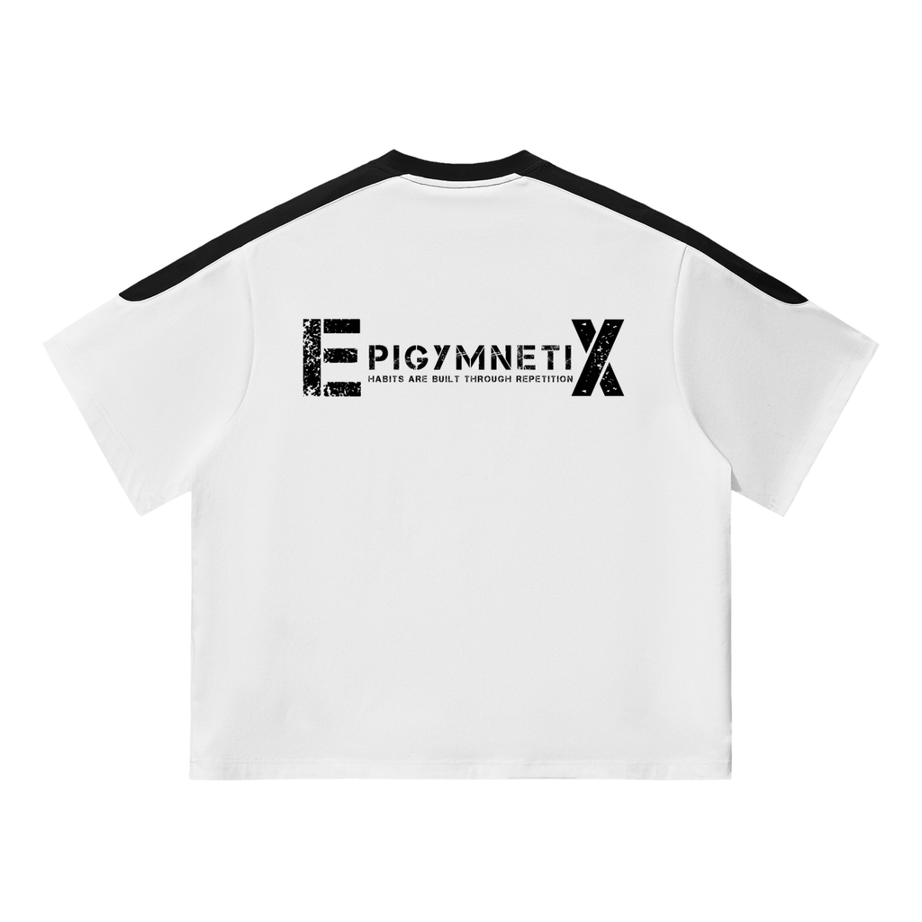 Unisex Color Block Oversized T-Shirt