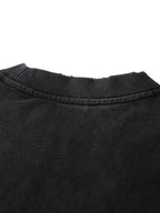 Heavyweight Vintage Washed Frayed T-Shirt