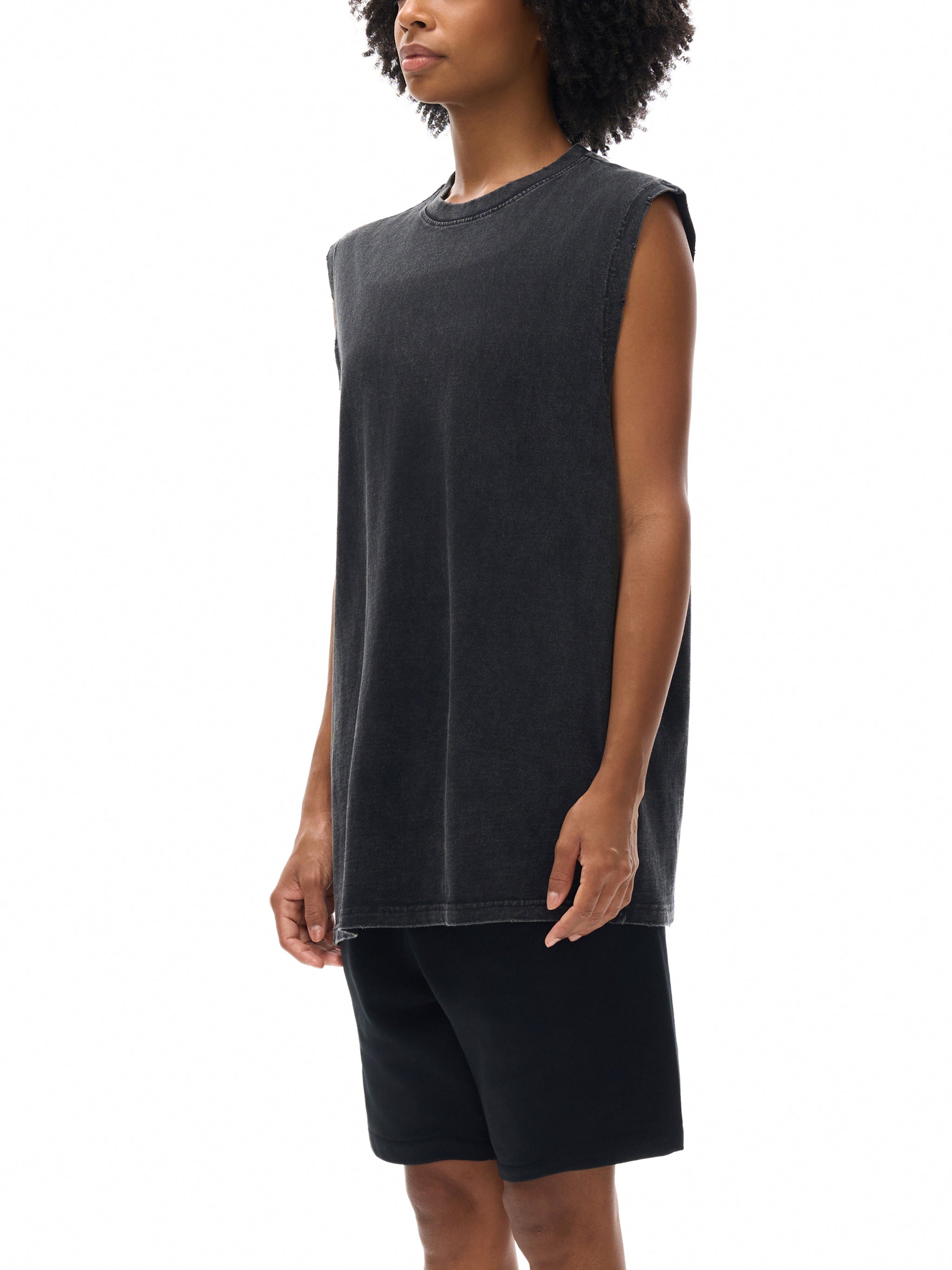 Hem tanktop,Snow washed,Tank top,Designers 