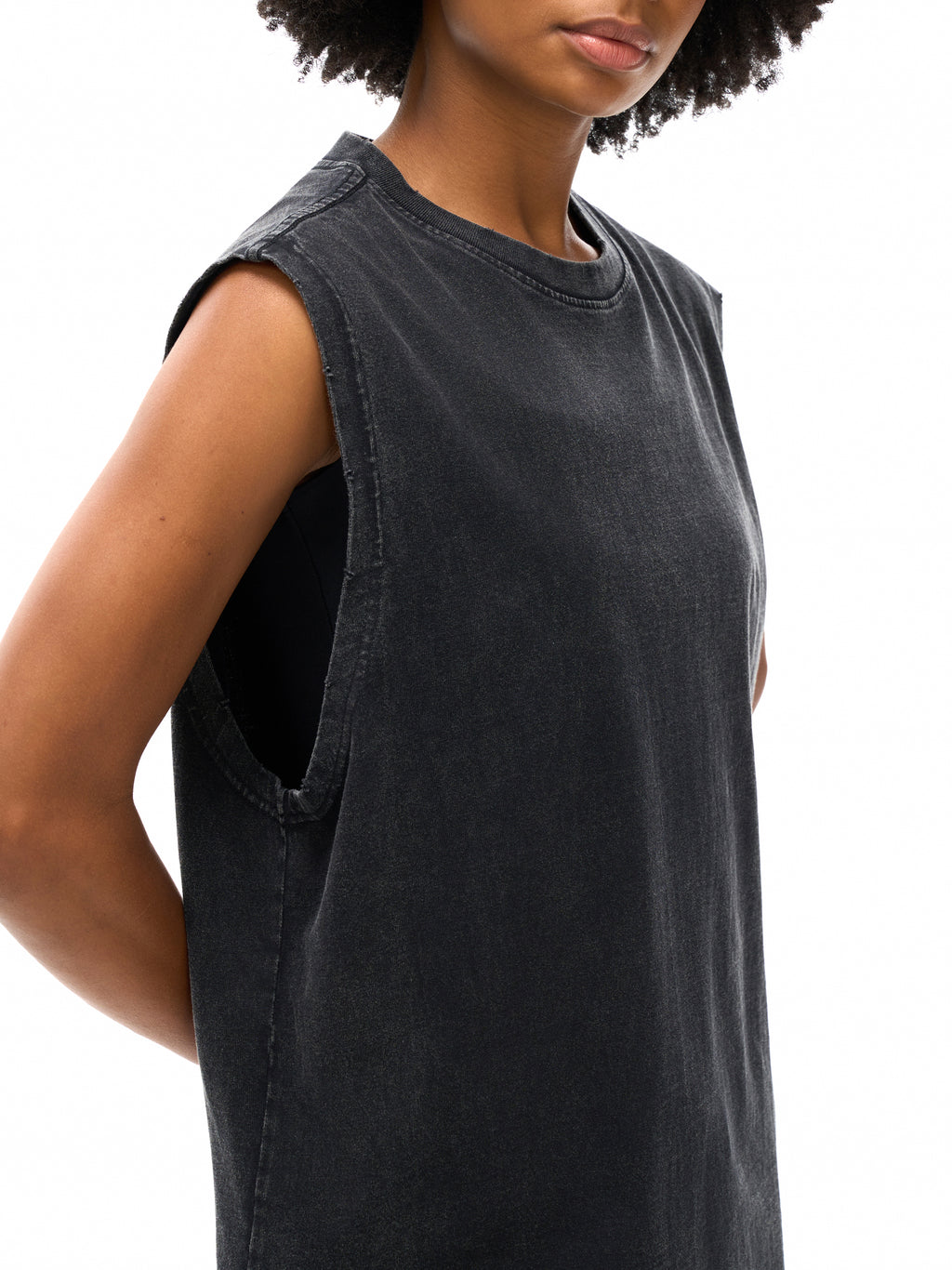 Hem tanktop,Snow washed,Tank top,Designers 