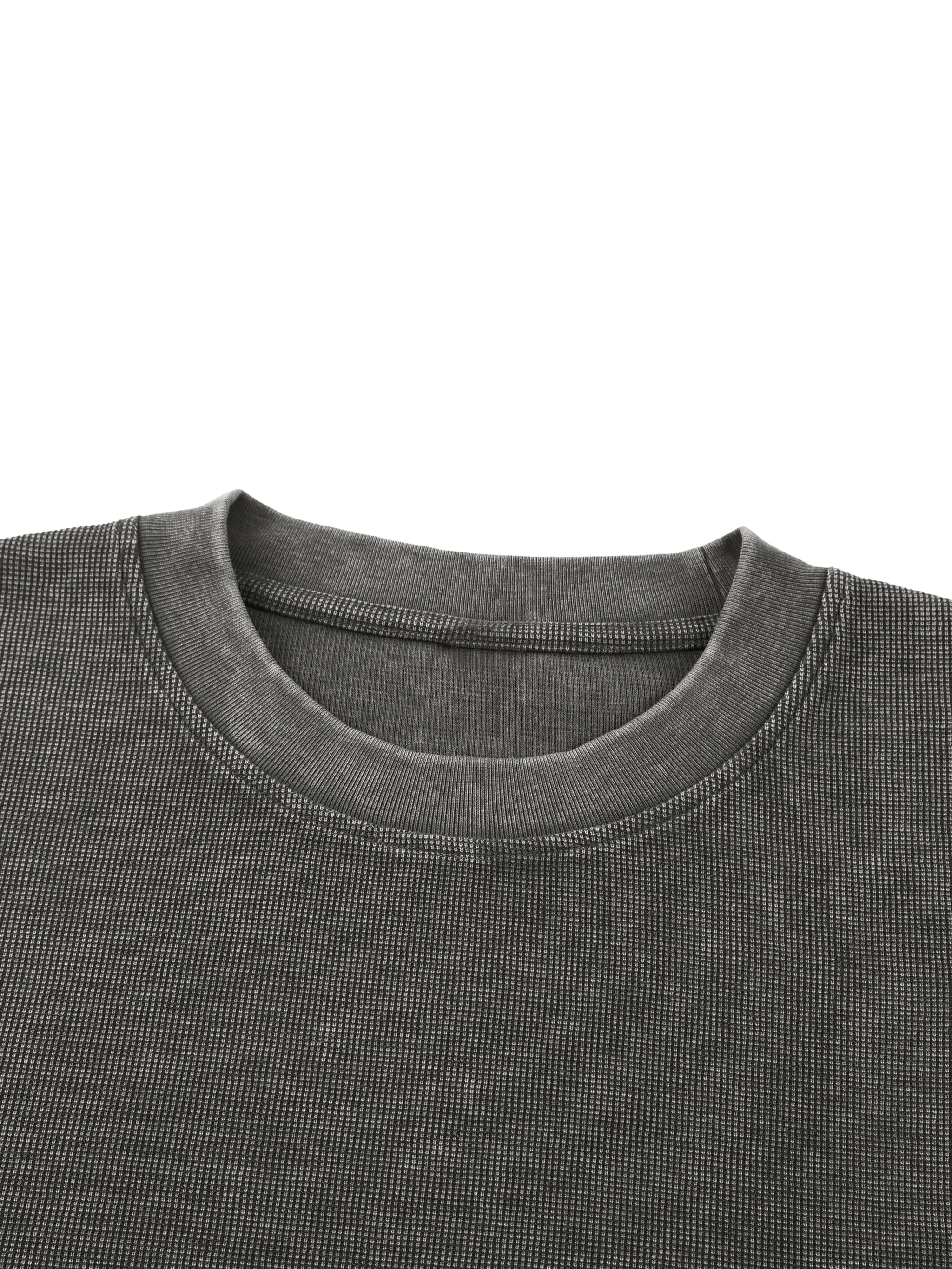 Waffle knit,T shirt