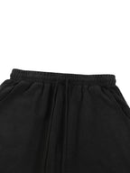 I AIN'T FIT YET - Mineral Wash Waffle Knit Shorts