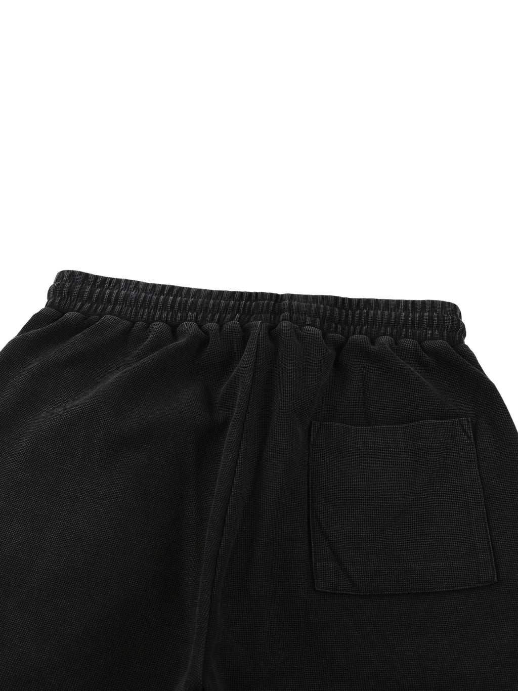 I AIN'T FIT YET - Mineral Wash Waffle Knit Shorts