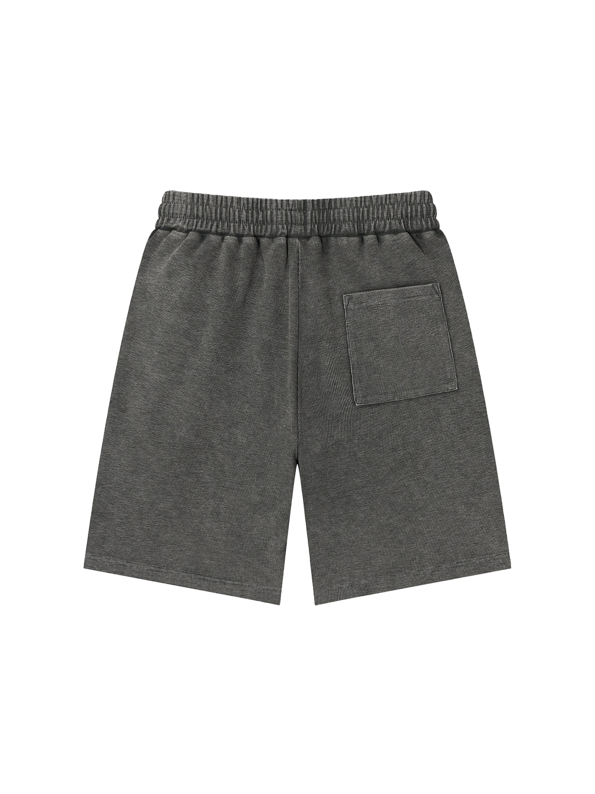 EpigymnetiX - Mineral Wash Waffle Knit Shorts