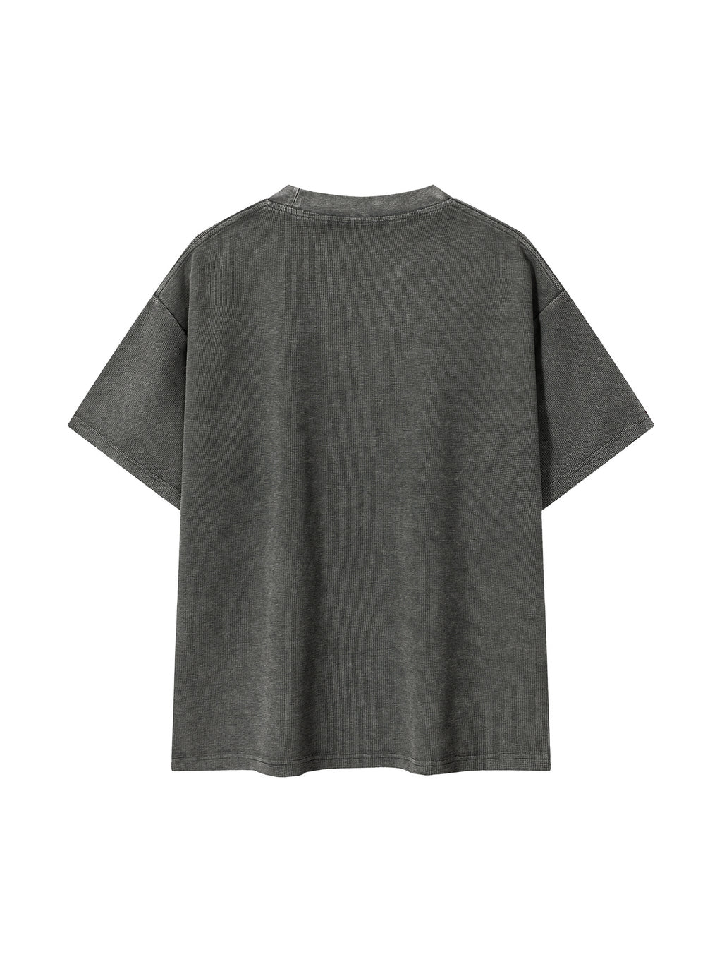 I AIN'T FIT YET - Mineral Wash Waffle Knit T-Shirt