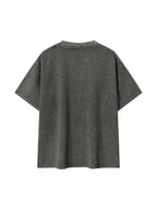 I AIN'T FIT YET - Mineral Wash Waffle Knit T-Shirt