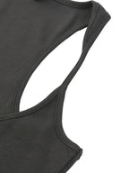 Ribbed racer back 