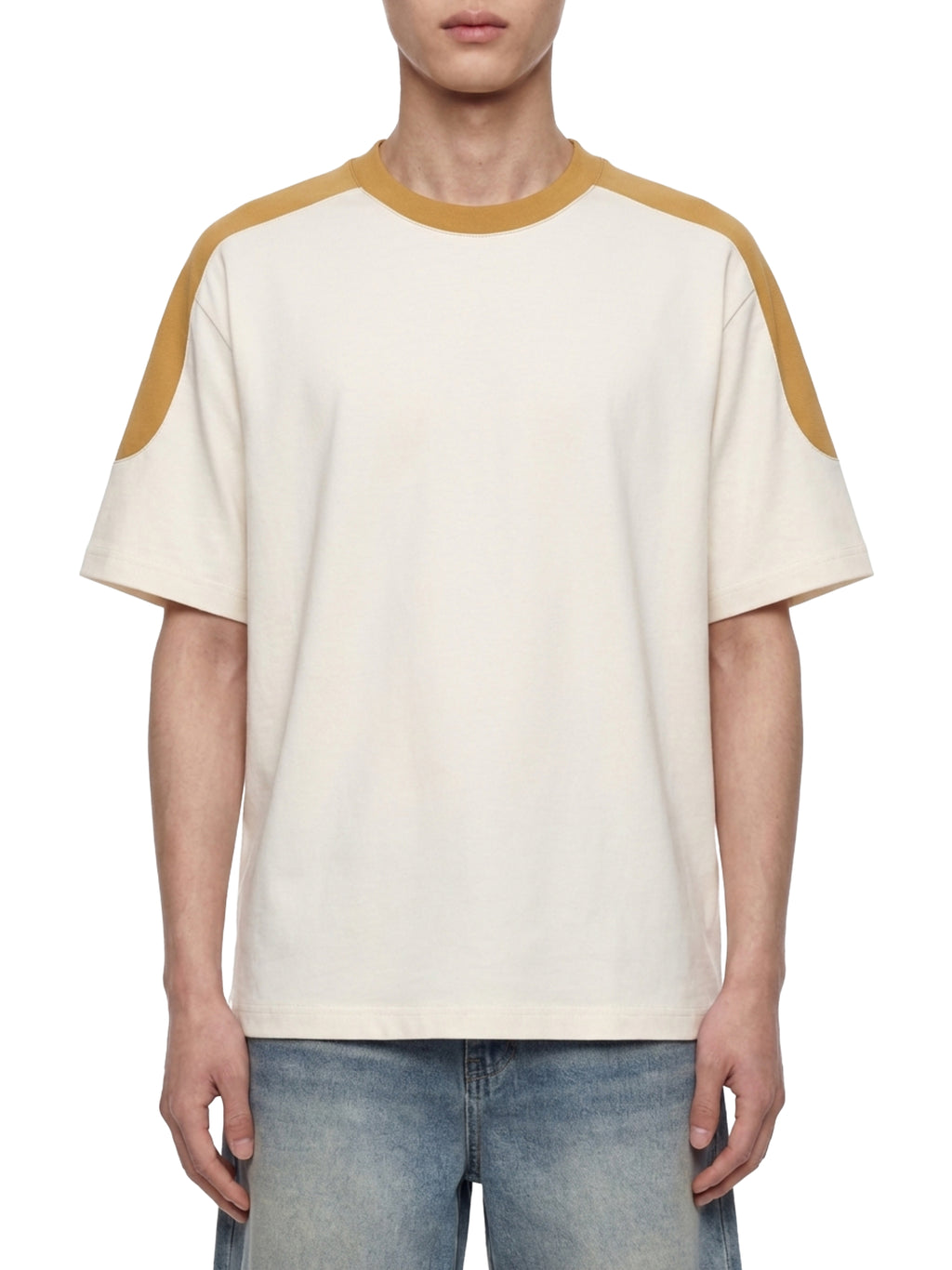 Unisex Color Block Oversized T-Shirt
