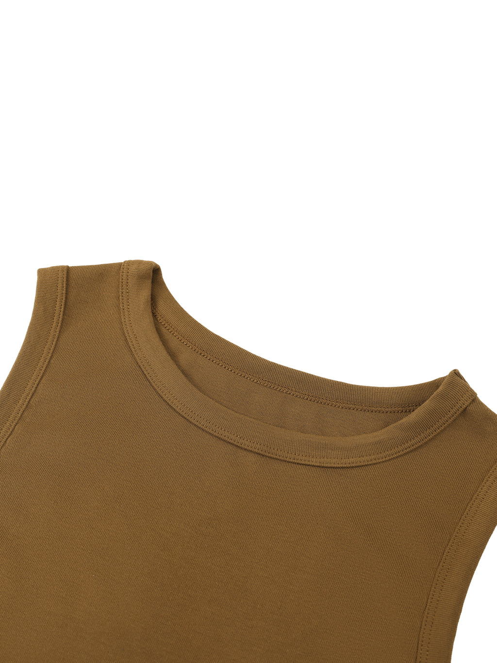 Crew neck tight cropped top