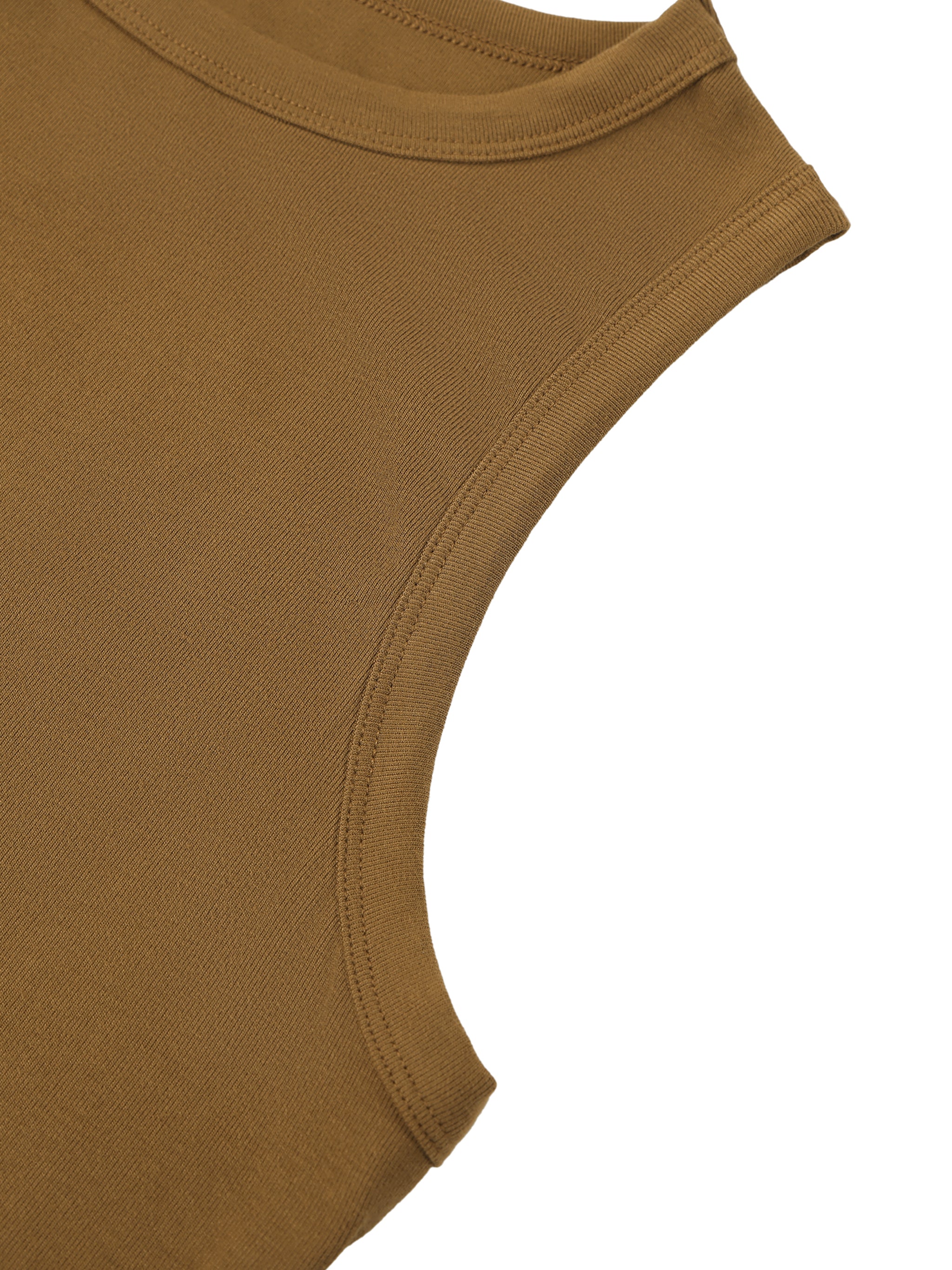 Crew neck tight cropped top