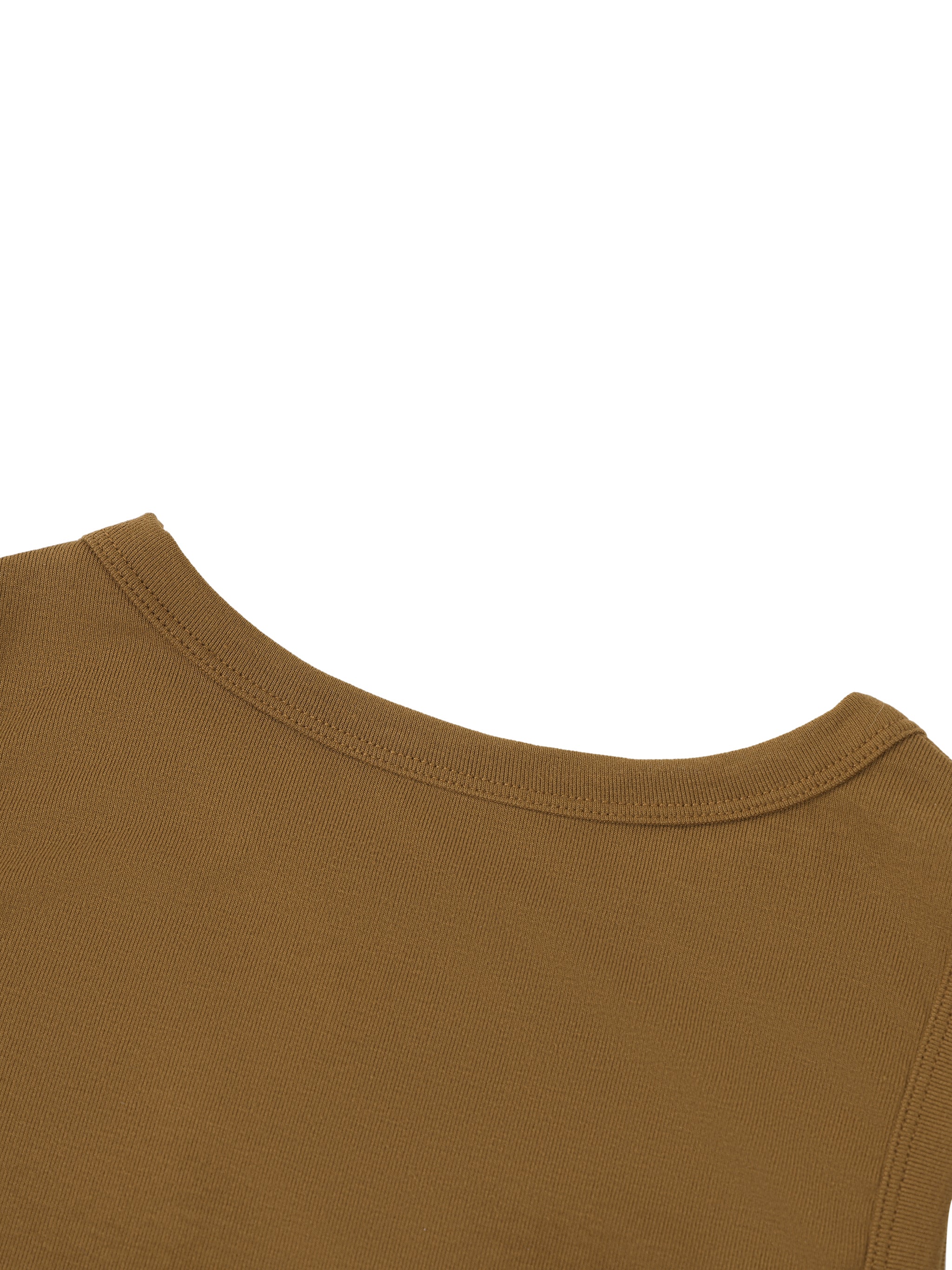 Crew neck tight cropped top