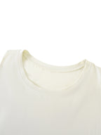 Men's Solid Color Crewneck Tank Top